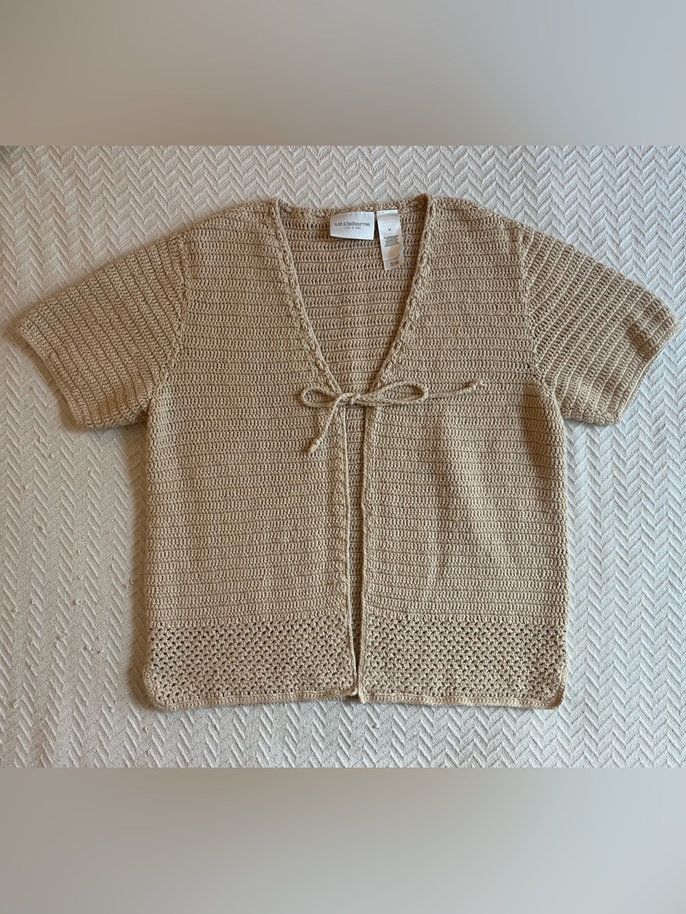 Knit Tie Front Top
